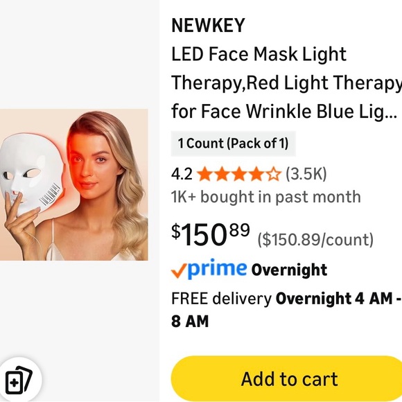 LED Mask with Remote - Picture 4 of 9